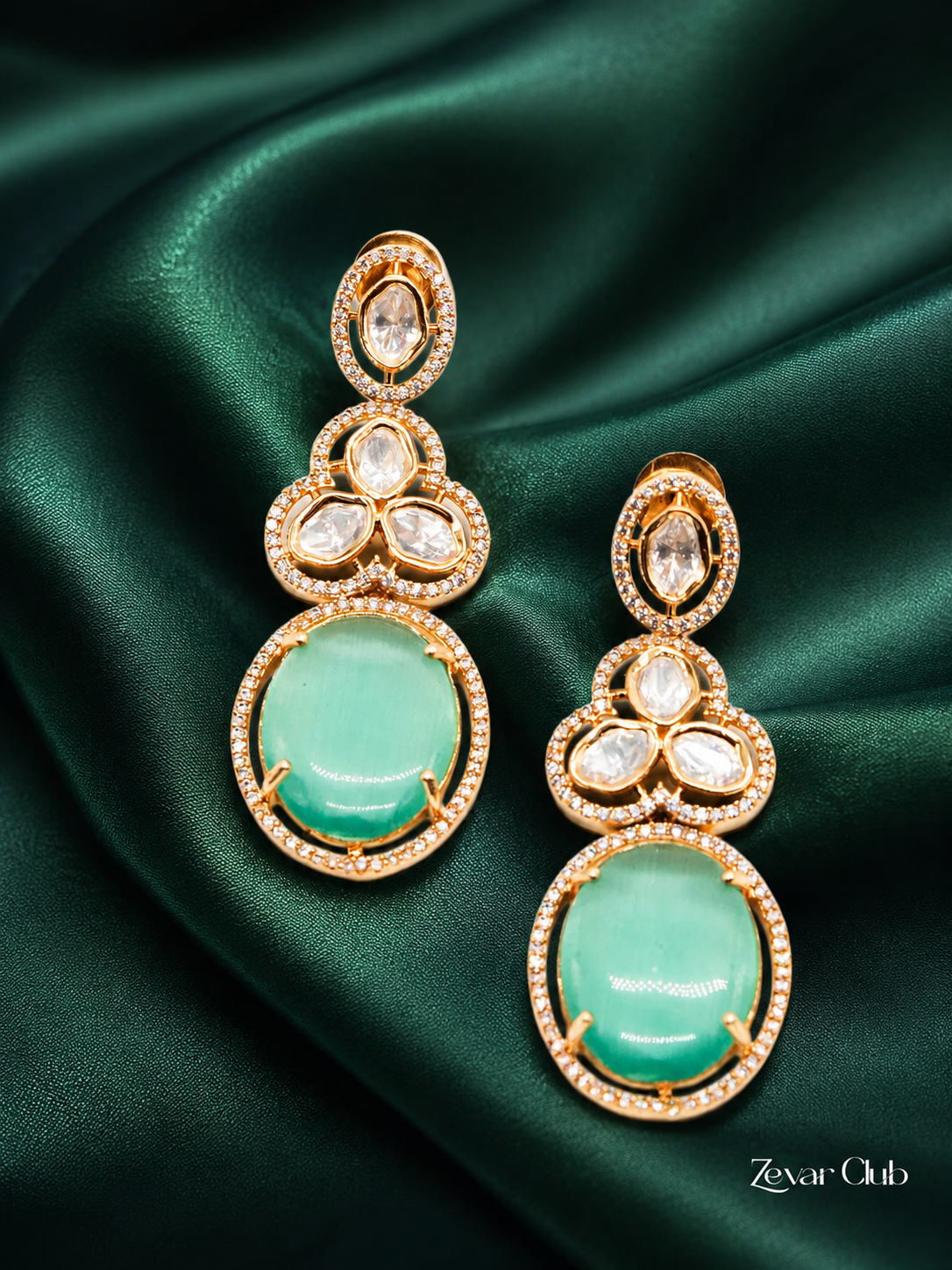 Zevar Club Chic Charismatic Drop Earrings