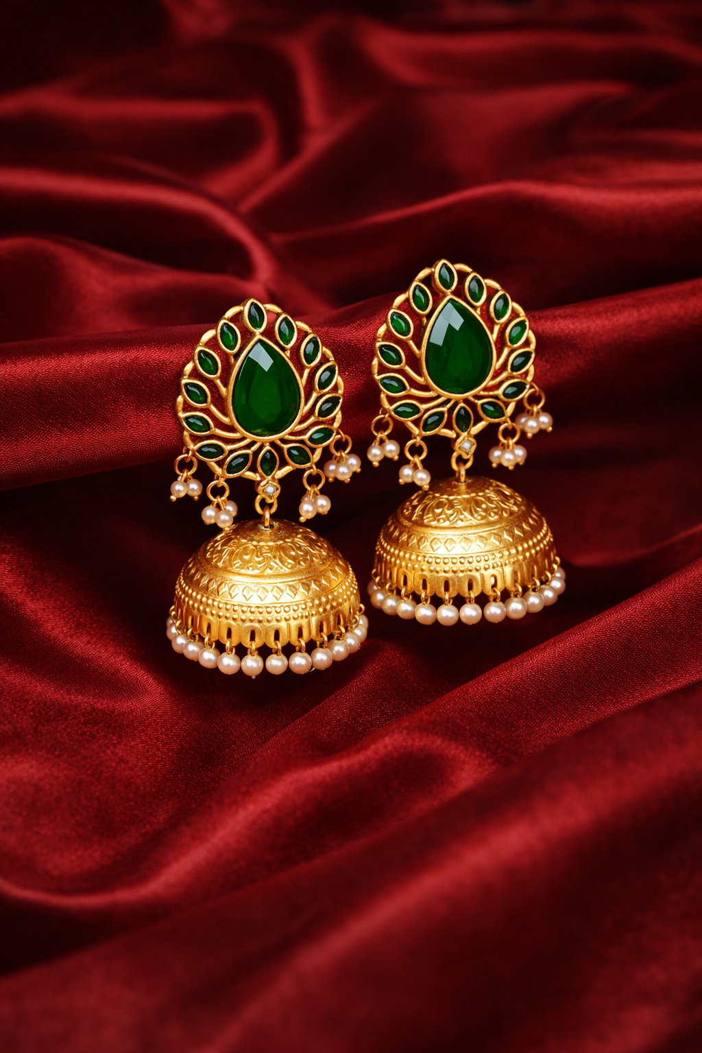 Zevar Club Valentine Edit Statement Jhumka Earrings Set | Pack of 2