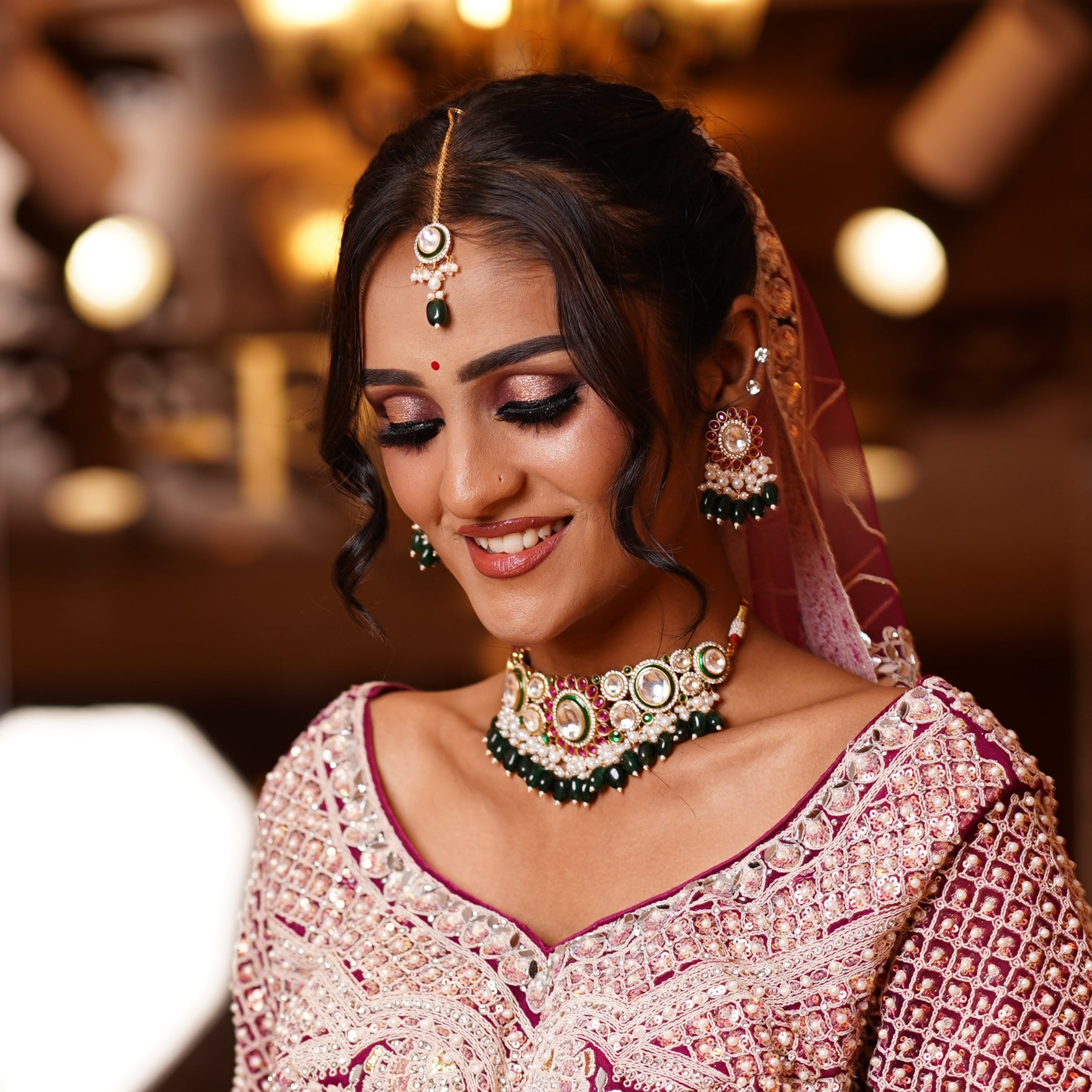 Meenakari Kundan Choker Set
