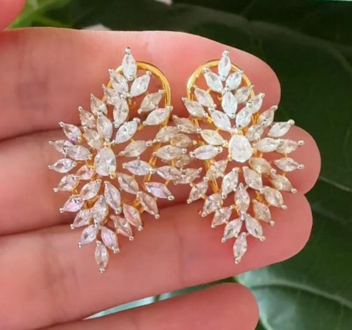Uncut Diamond Studs
