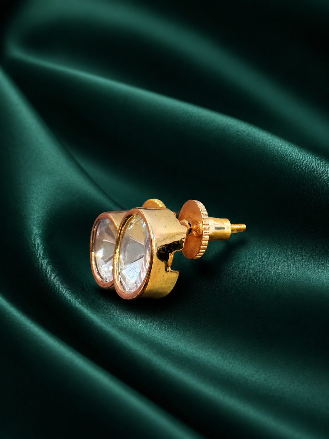 Kundan Solitaire Studs