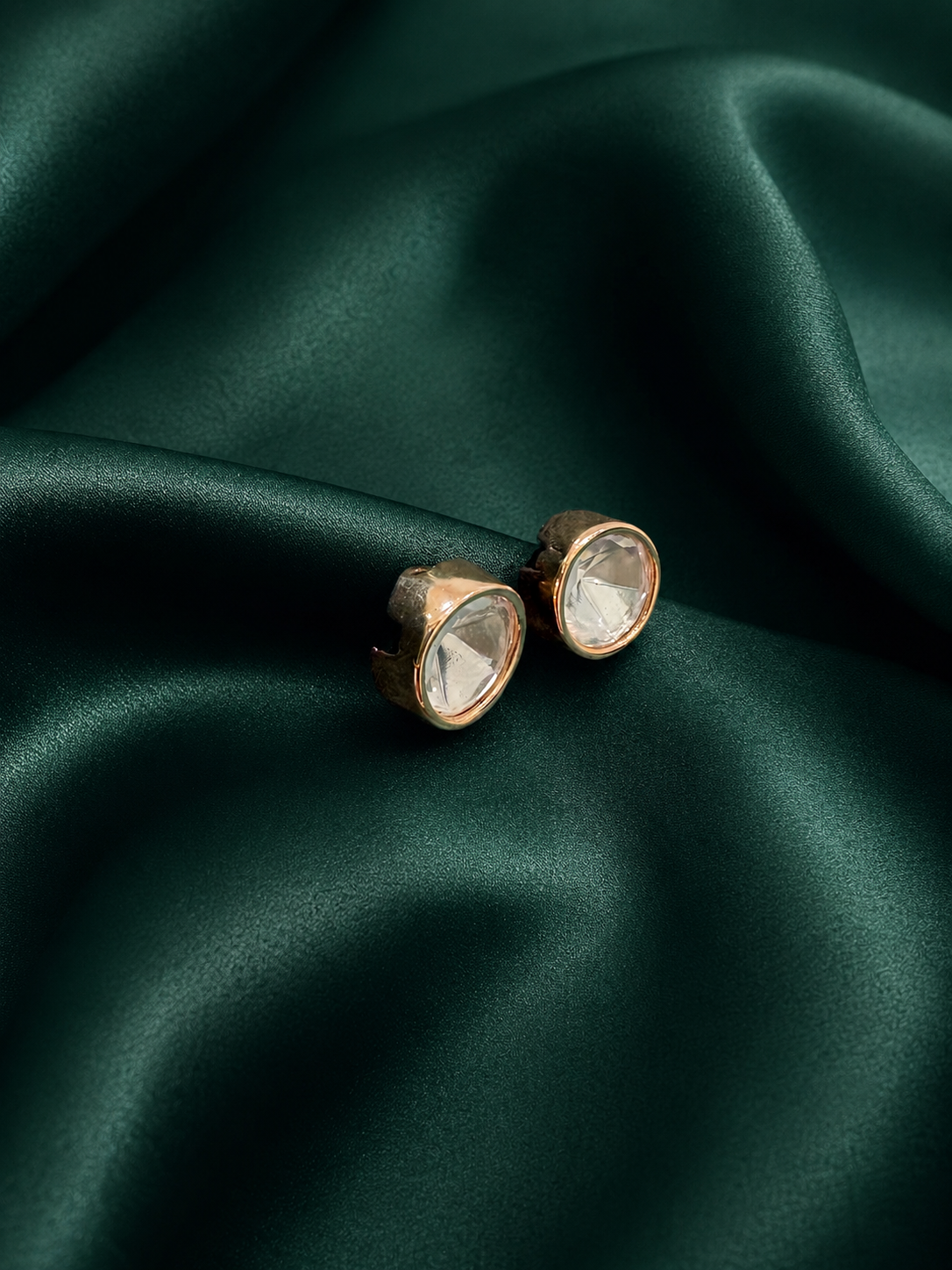 Kundan Solitaire Studs