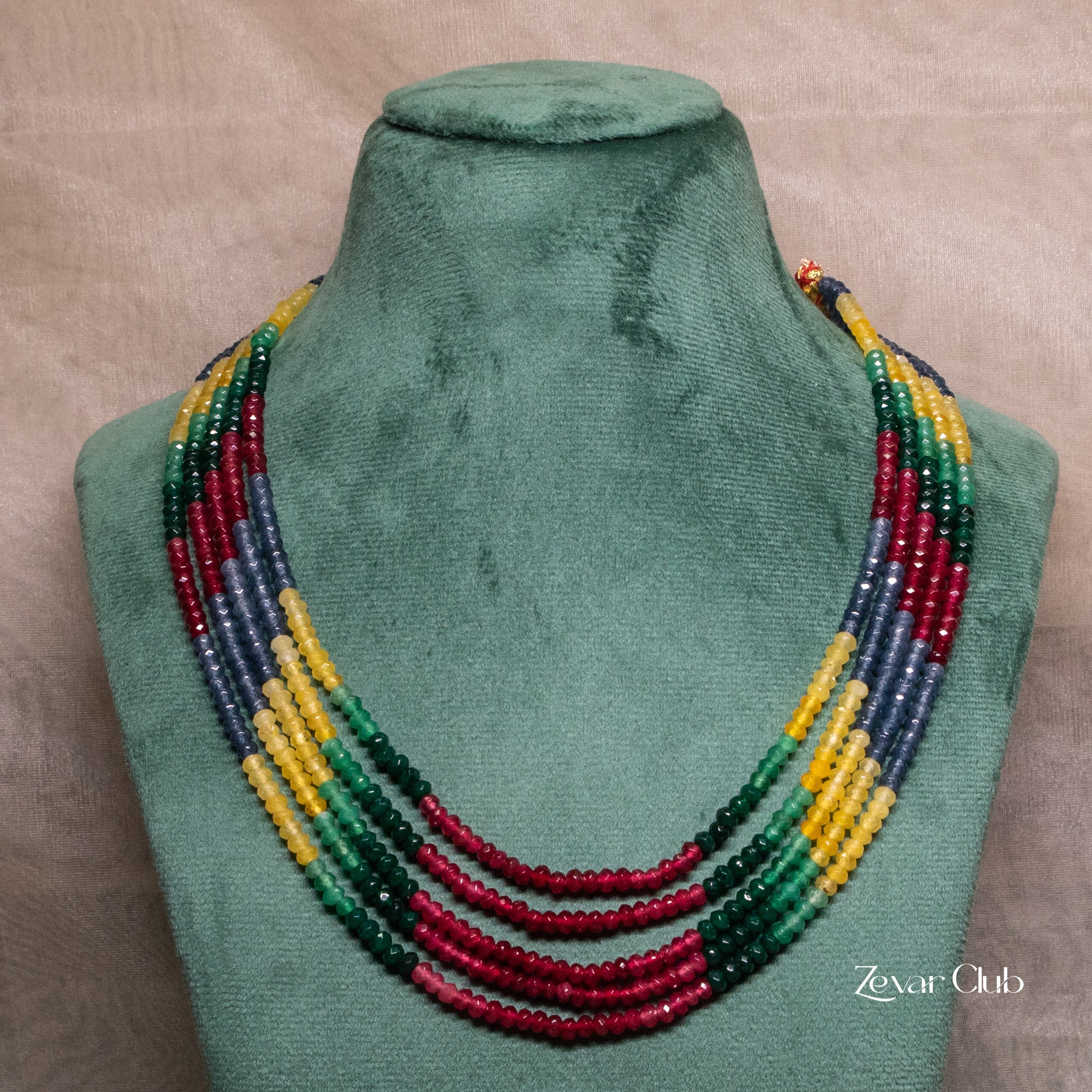 Zevar Club Varsha Five Layered Statement Necklace