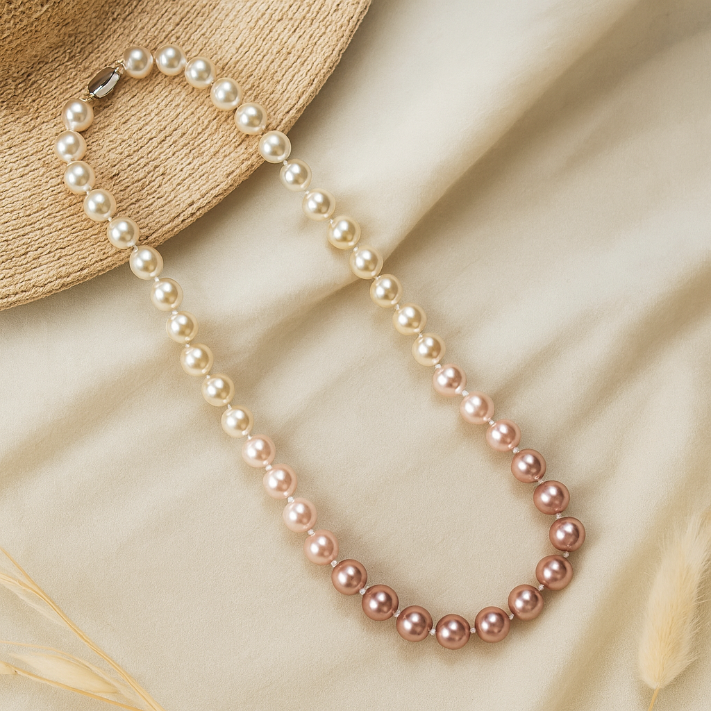 Zevar Club Single Statement Pearl Necklace