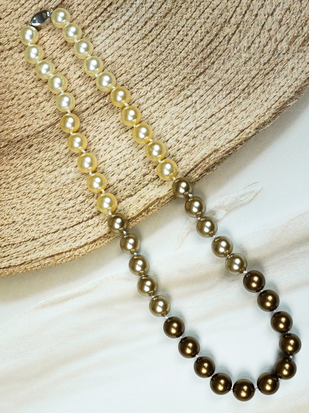 Zevar Club Single Statement Pearl Necklace