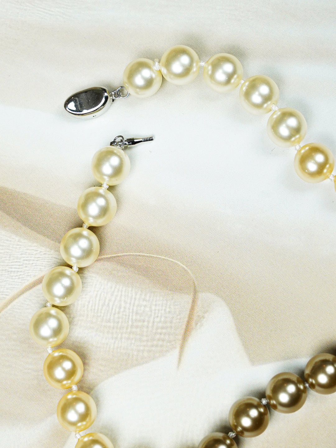 Zevar Club Single Statement Pearl Necklace