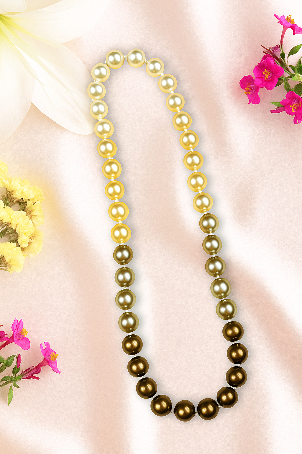 Zevar Club Single Statement Pearl Necklace