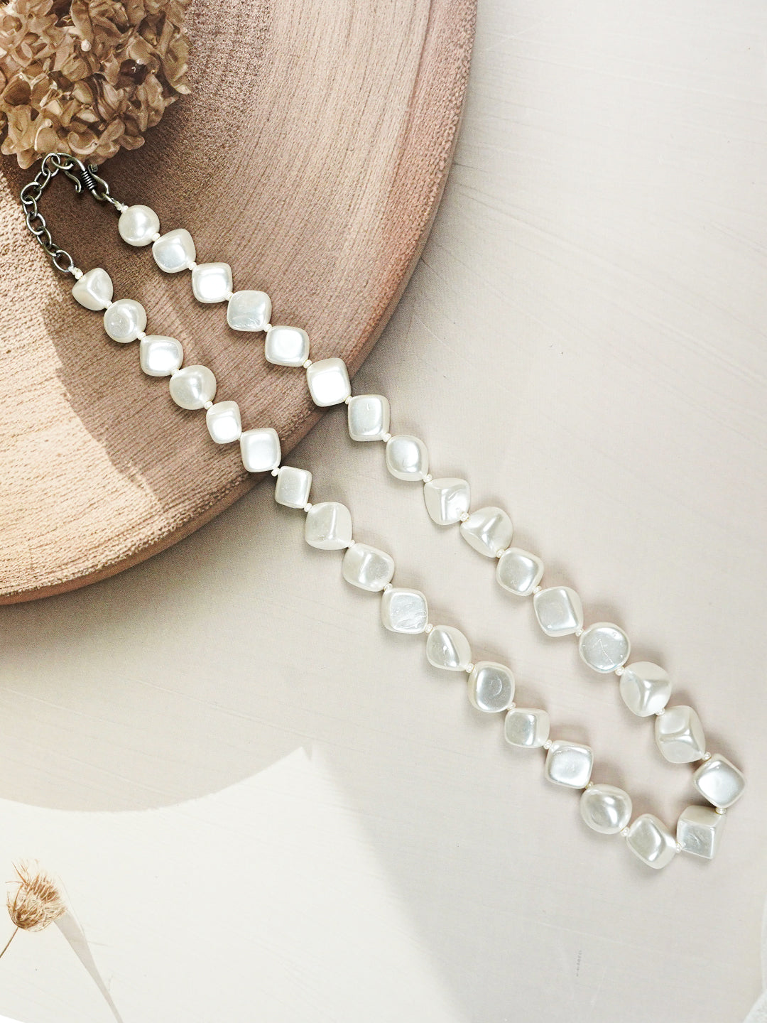 Zevar Club Single Line Semi Precious Vogue Necklace