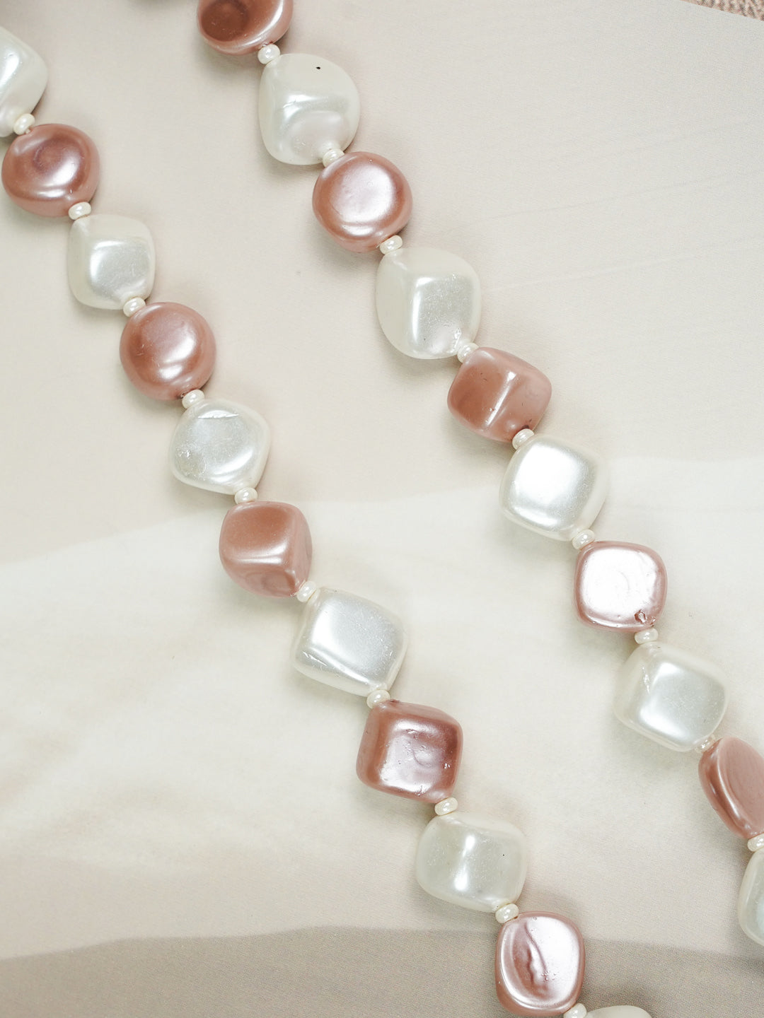 Zevar Club Single Line Semi Precious Vogue Necklace