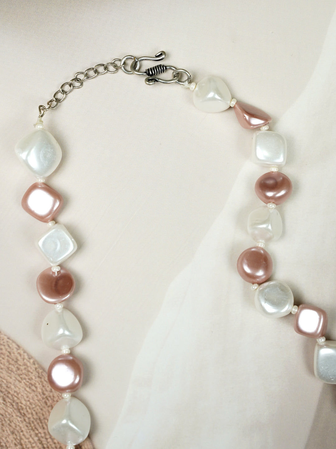 Zevar Club Single Line Semi Precious Vogue Necklace